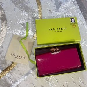 Ted Baker Women's Honey Twisted Bobble Patent Purse - Bright Pink